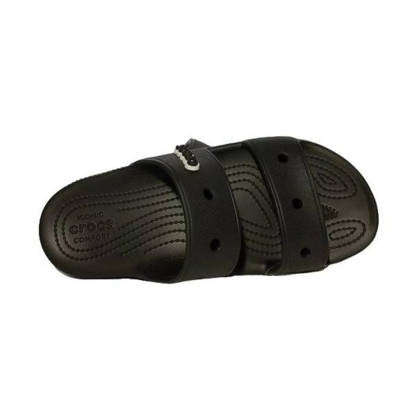Crocs Sandals Classic Black  Men’s 7 Women’s 9 Black 206761-001 New with Tag! - Picture 3 of 5